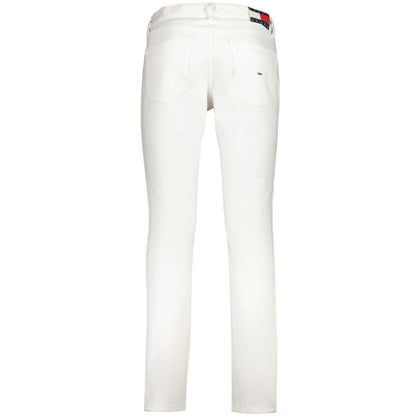 White Cotton Jeans & Pant