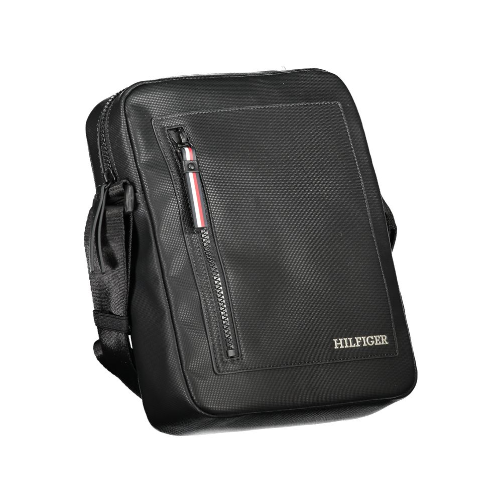 Black Polyethylene Shoulder Bag