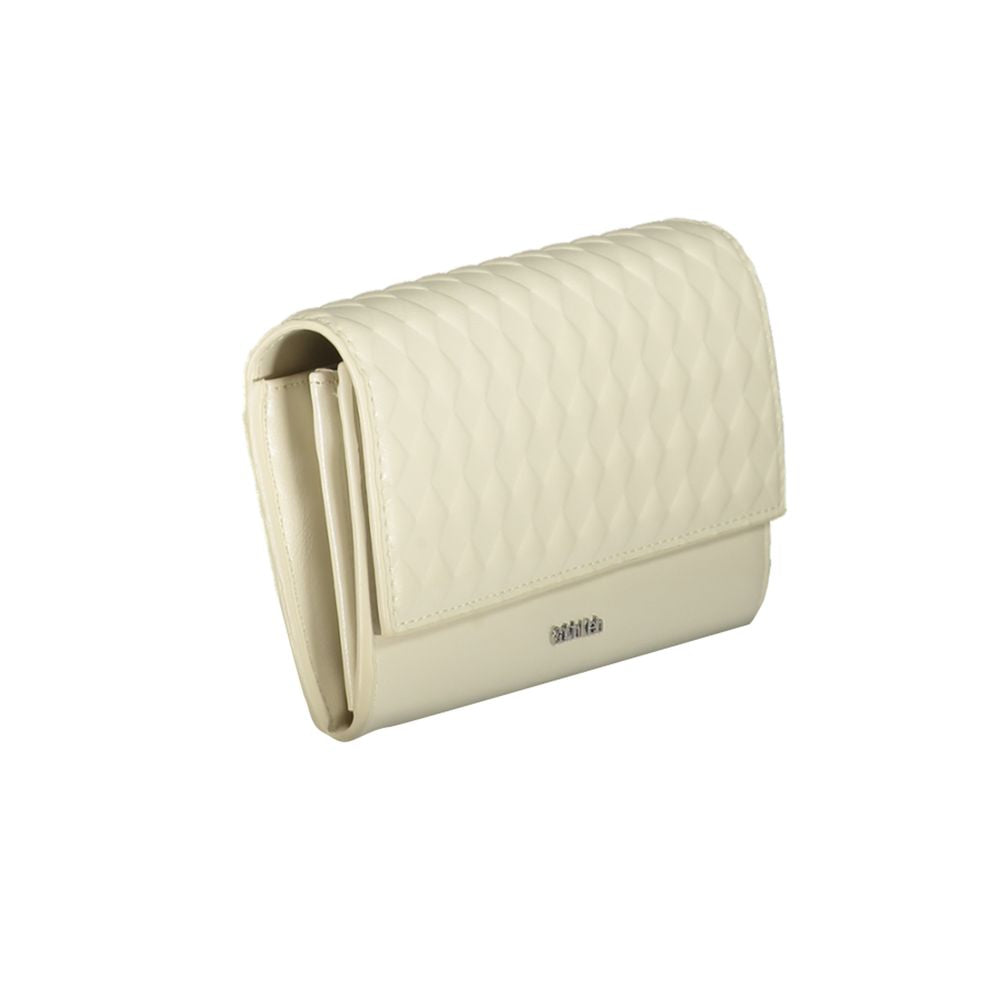 Beige Polyester Wallet