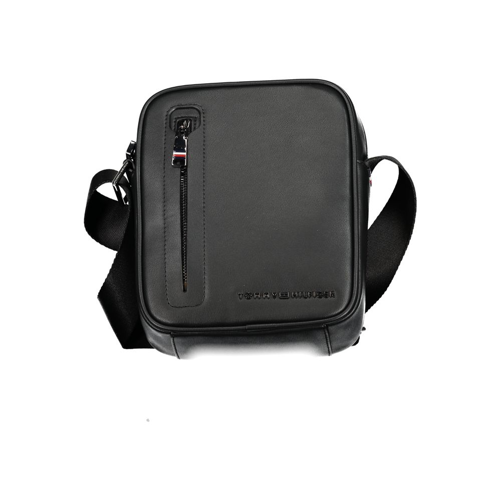 Black Polyethylene Shoulder Bag