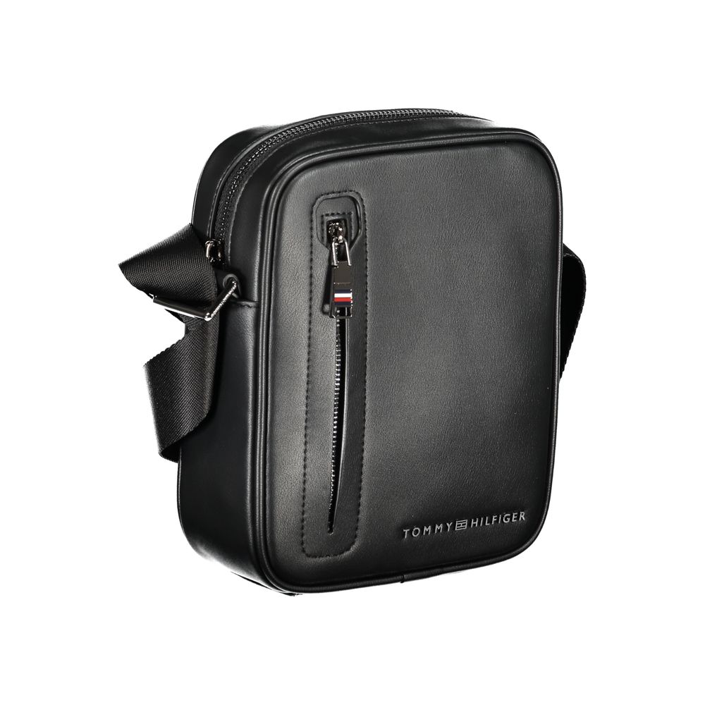 Black Polyethylene Shoulder Bag