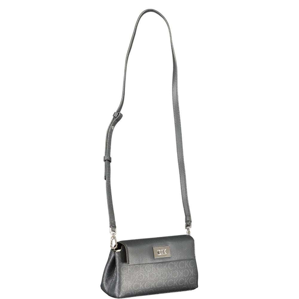 Black Polyester Handbag