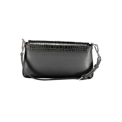 Black Polyester Handbag