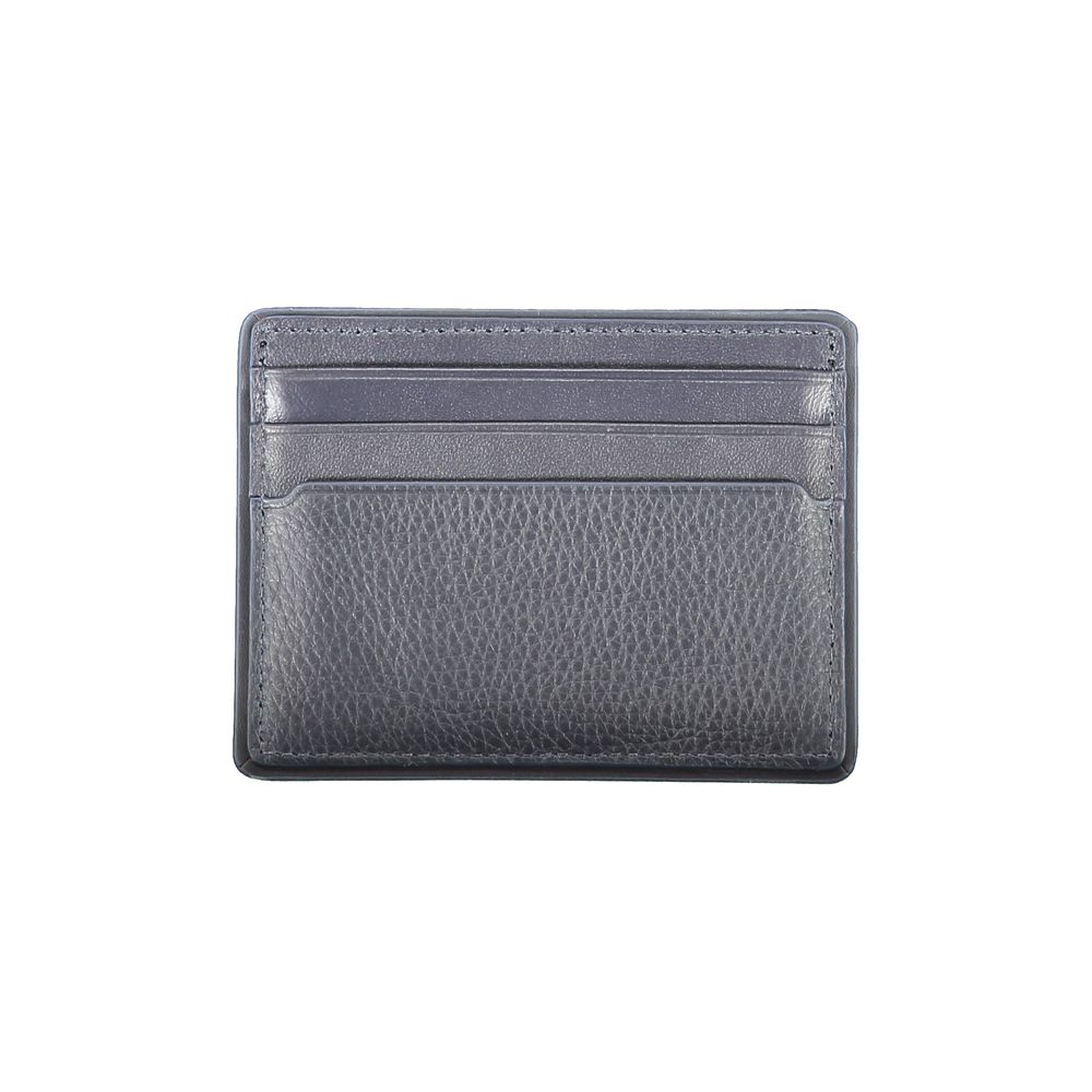 Blue Leather Wallet