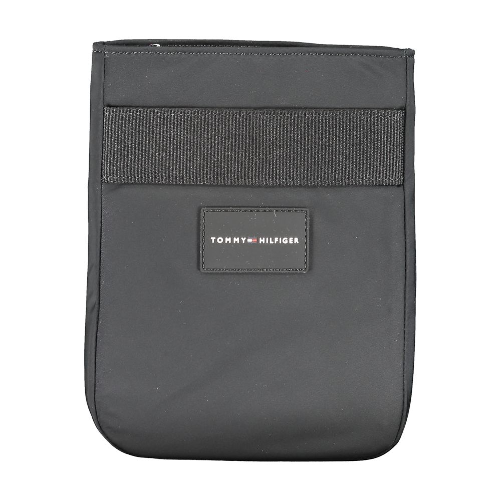 Black Polyester Shoulder Bag