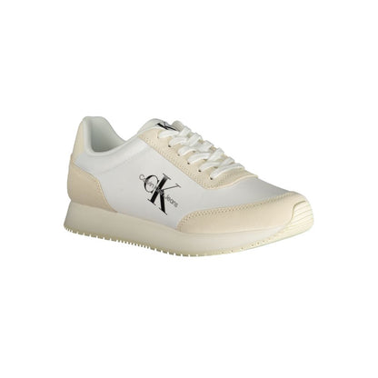 Beige Polyester Sneaker