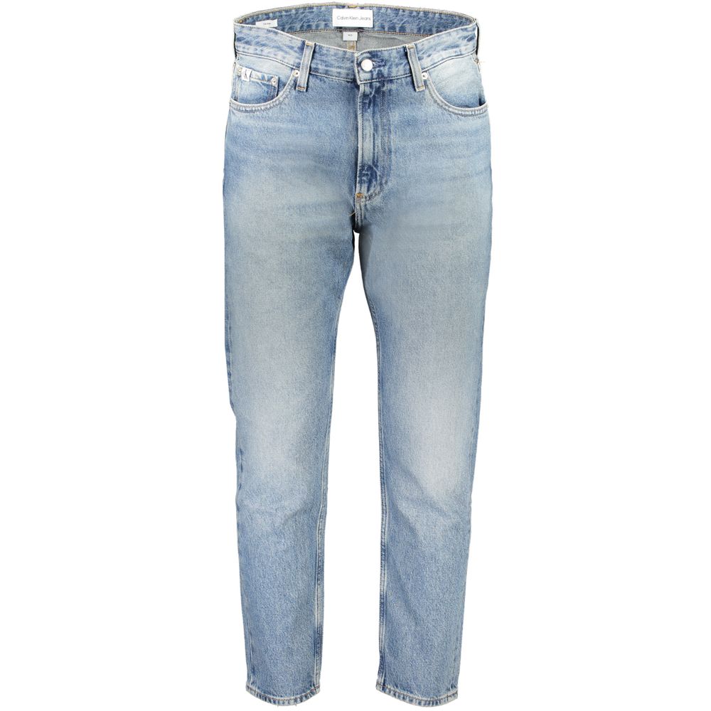 Light Blue Cotton Jeans & Pant