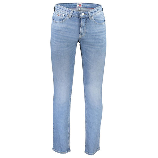 Light Blue Cotton Jeans & Pant