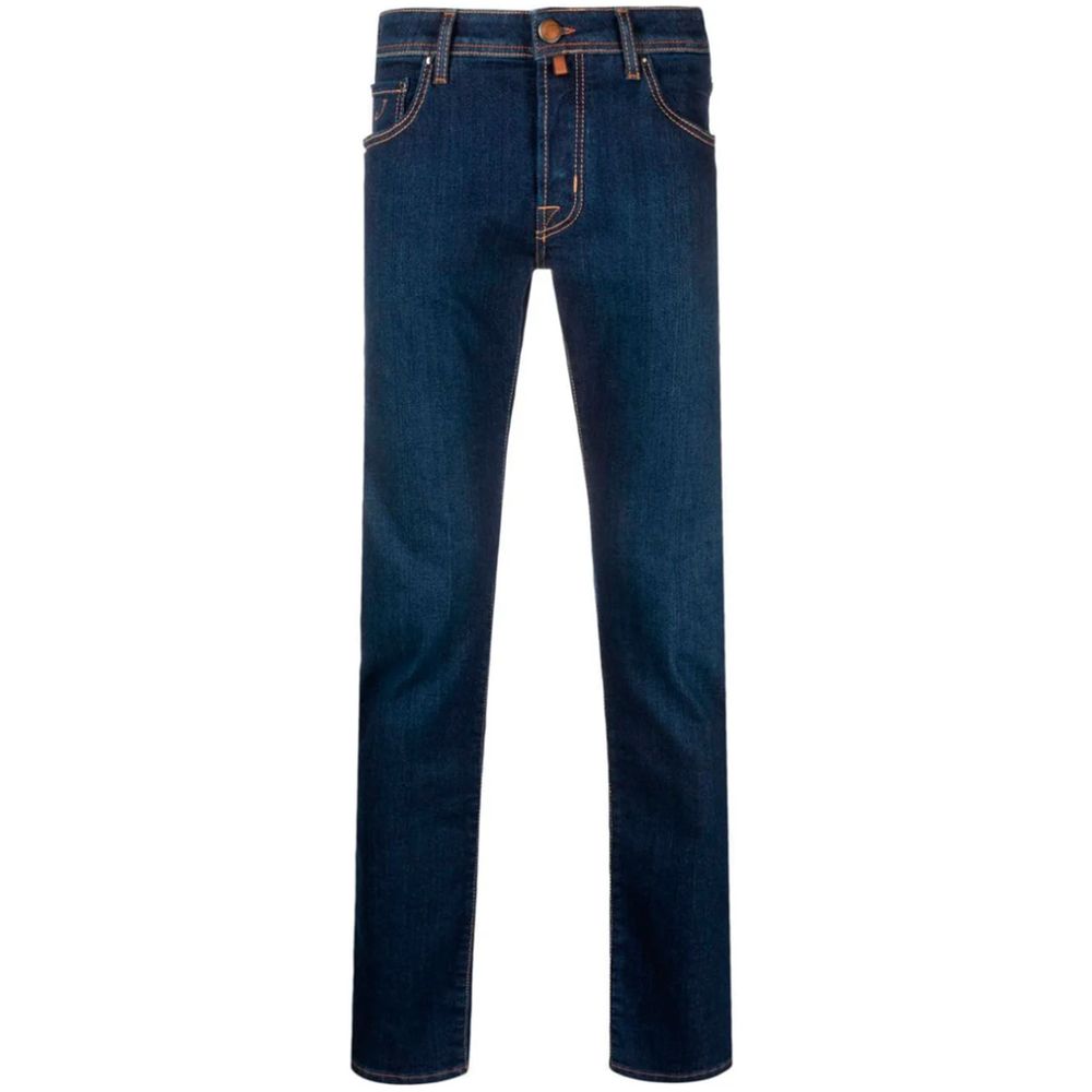 Blue Cotton Men Jeans