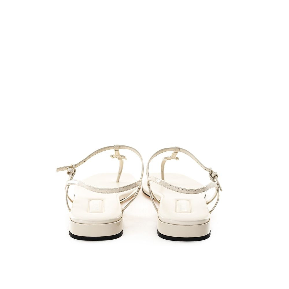 Beige Vernice Sandal