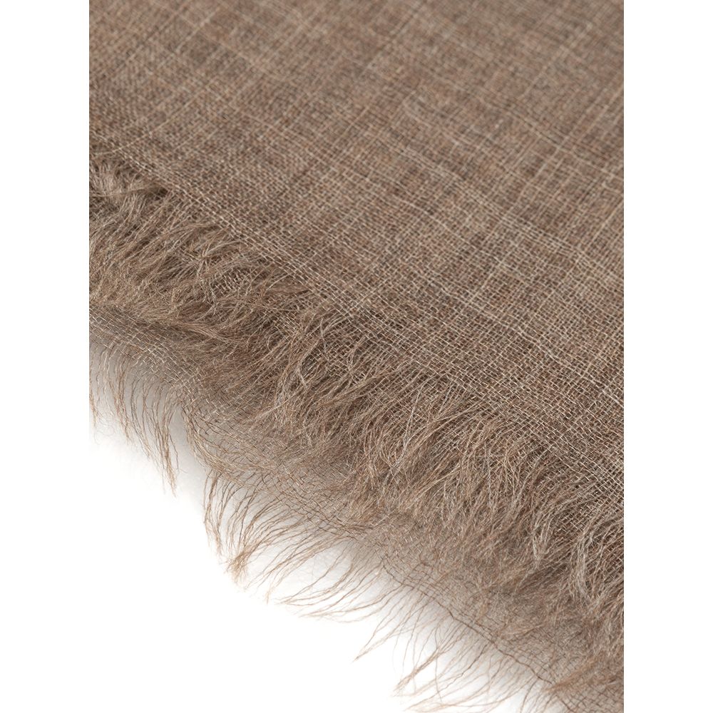 Brown Cashmere Scarf