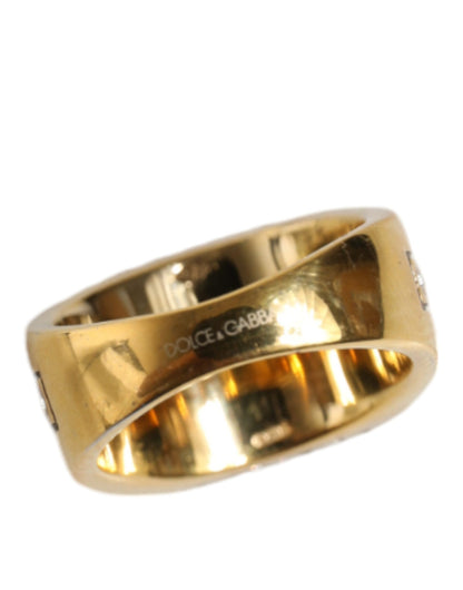 Gold Plated 925 Silver Clear Crystal Ring