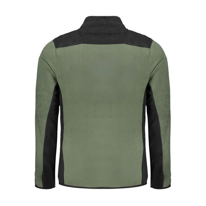 Green Polyester Men Sweater