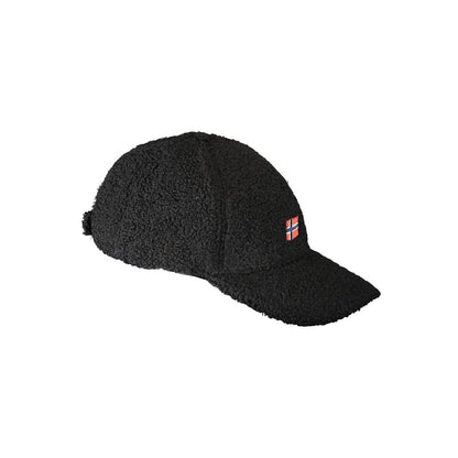 Black Polyester Men Cap