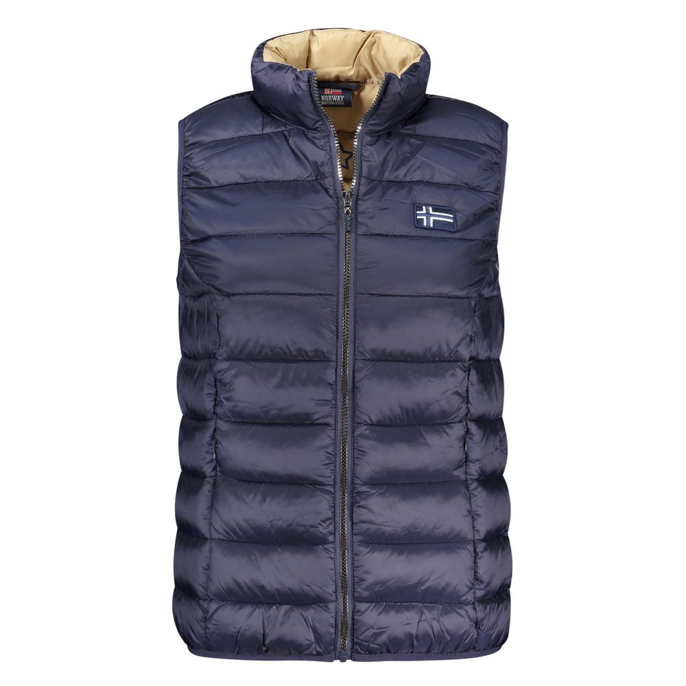 Blue Polyamide Women Jacket