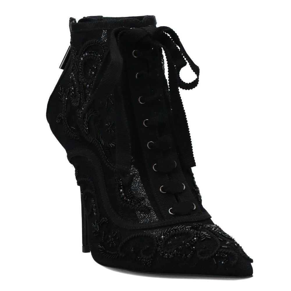 Black Polyester Boot