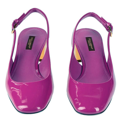 Purple Leather Di Calfskin Pump