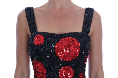 Elegante jurk met polkadots