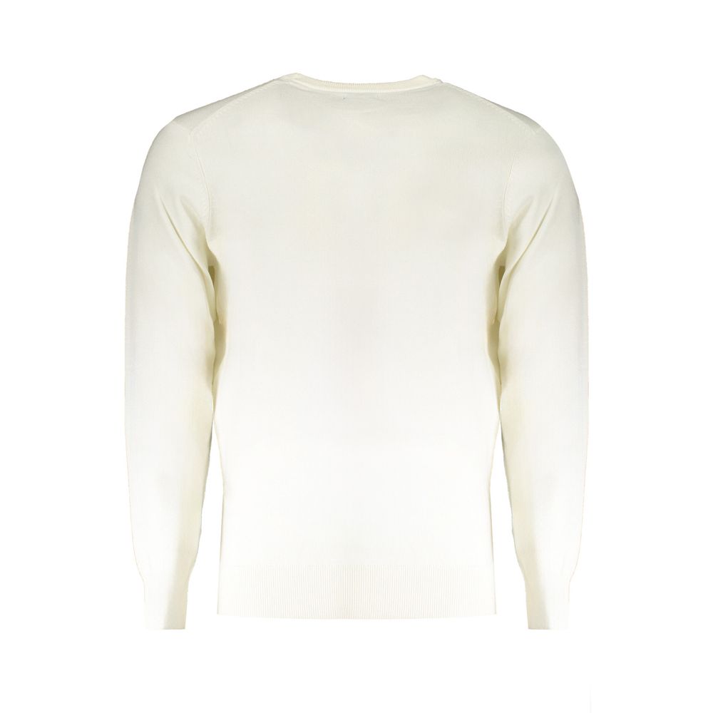 White Wool Mens Sweater