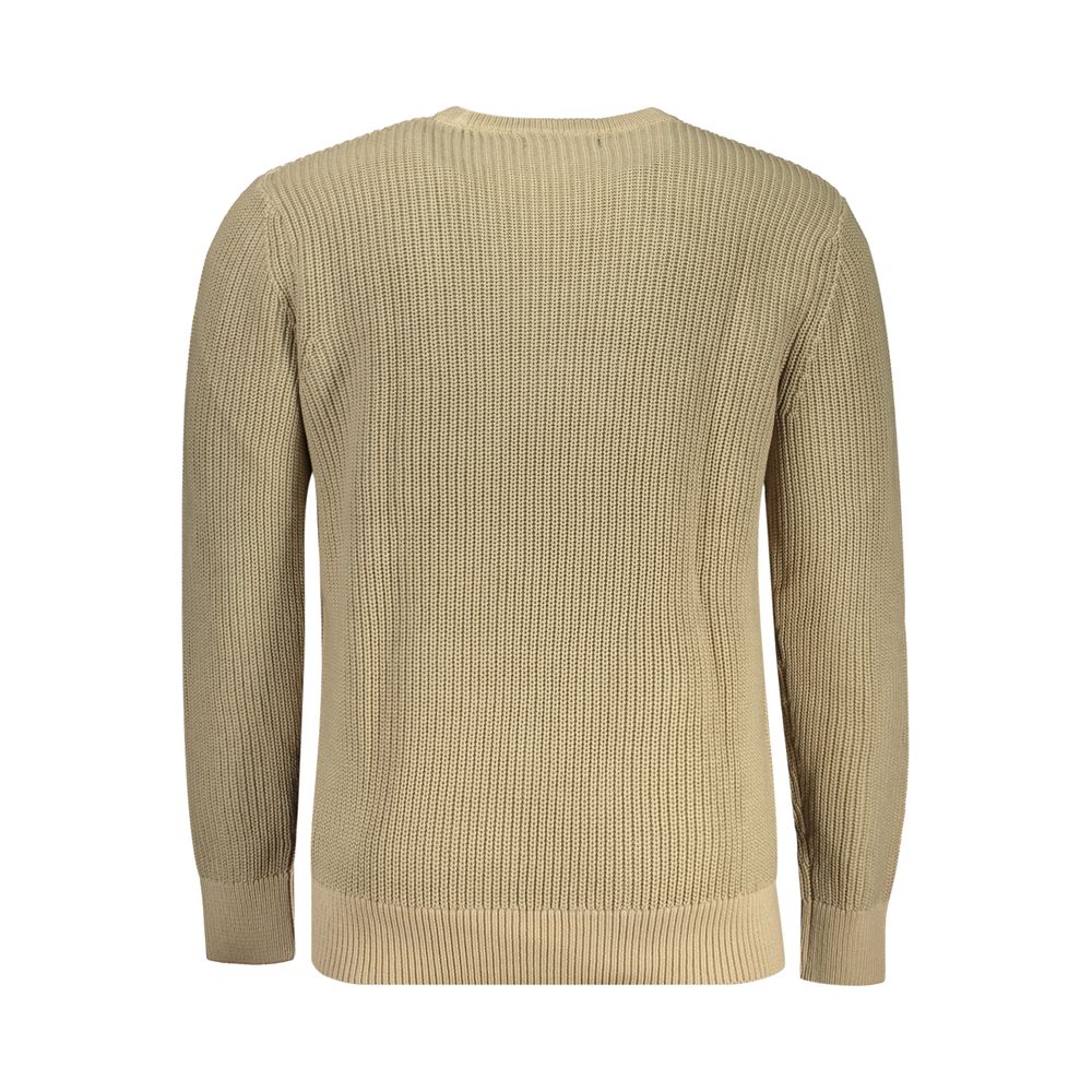 Beige Cotton Sweater