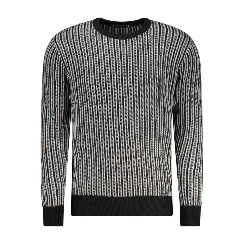 Black Polyester Sweater