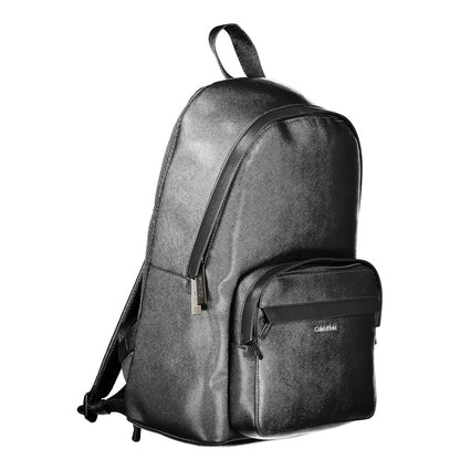 Black Polyester Backpack