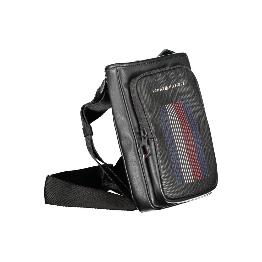 Black Polyethylene Shoulder Bag