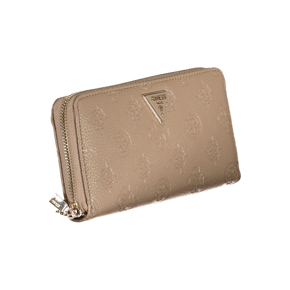 Beige Polyethylene Wallet