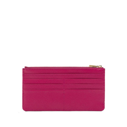 Fuchsia Leather Wallet