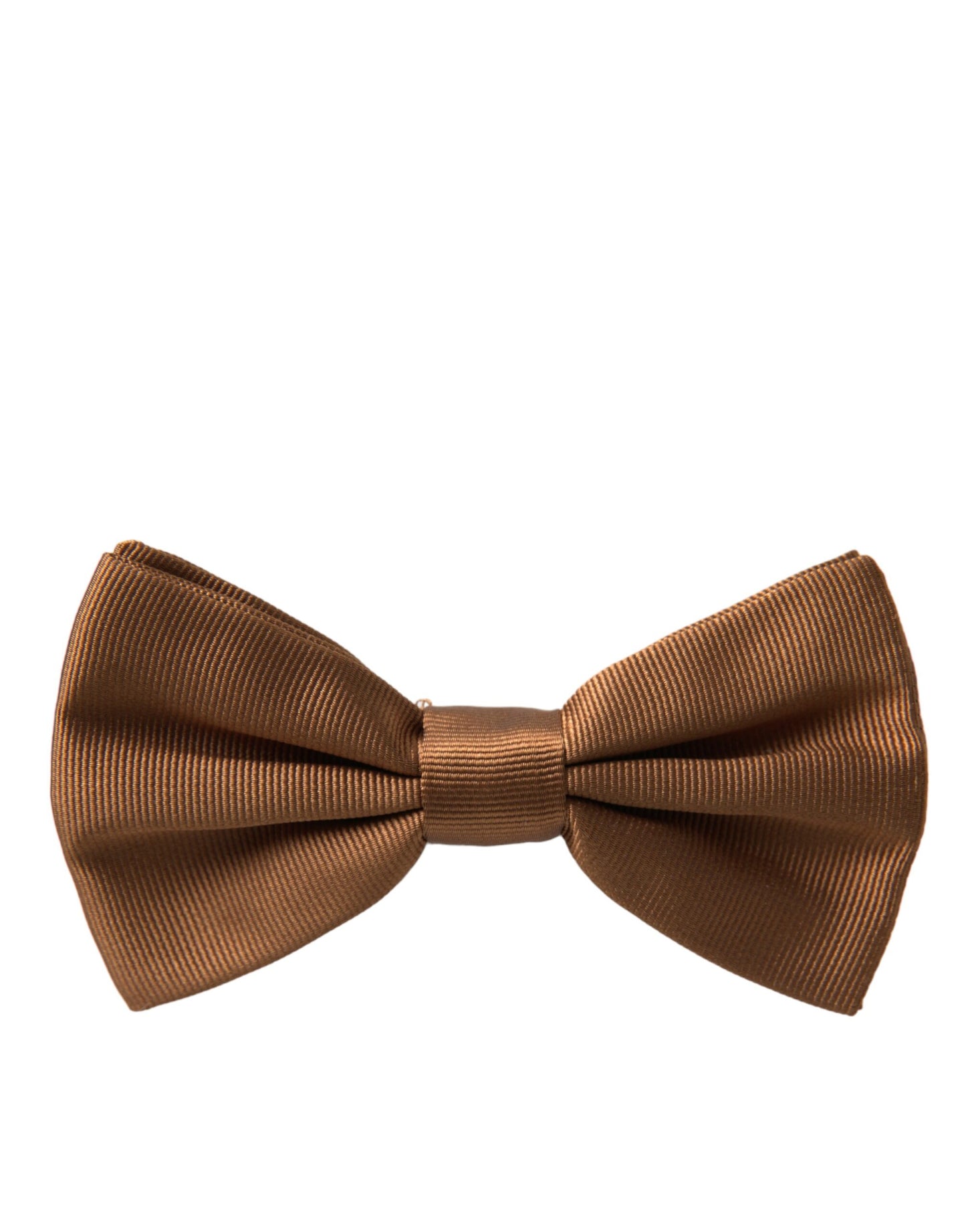 Brown Silk Adjustable Neck Men Bow Tie