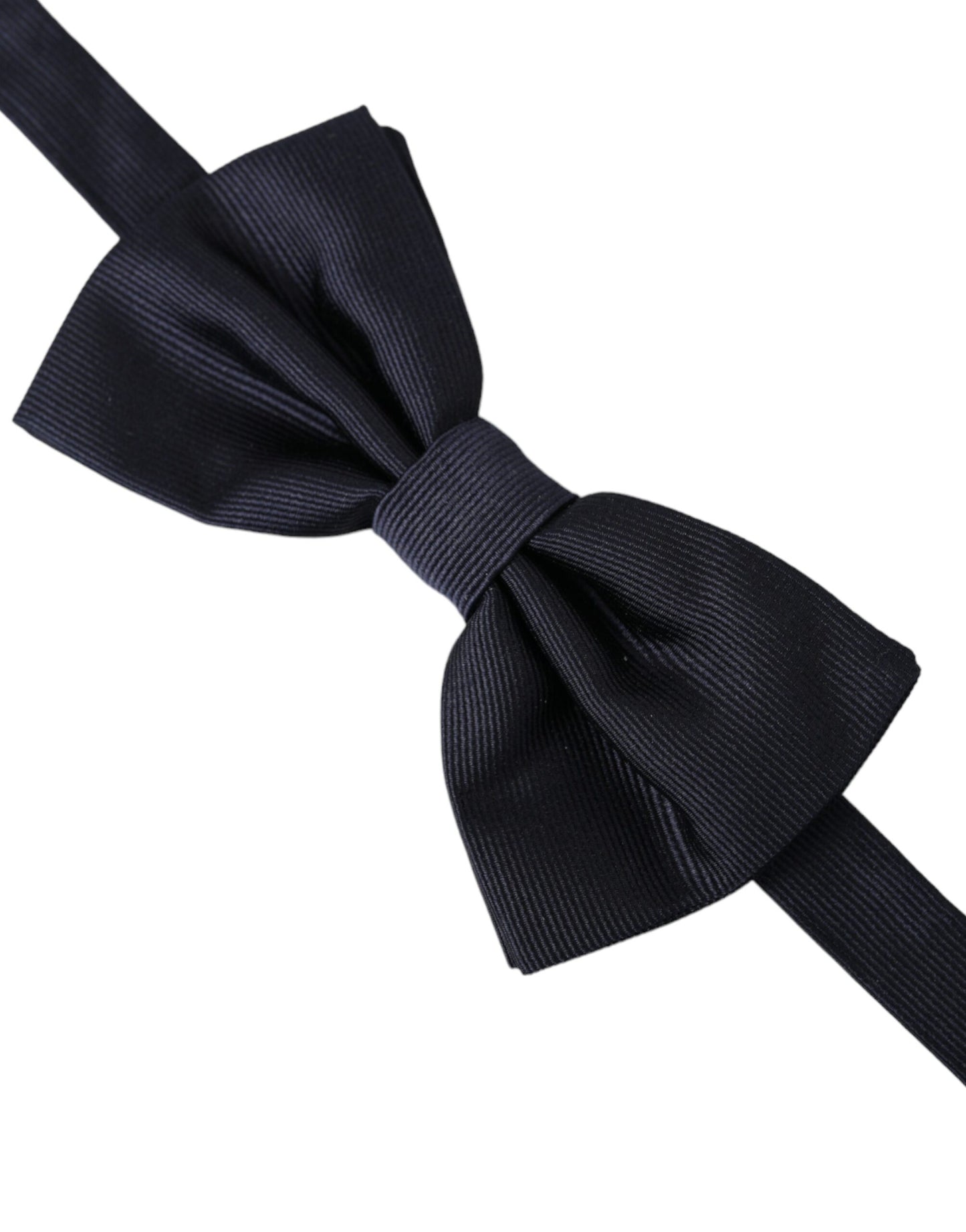 Black Silk Adjustable Neck Men Bow Tie