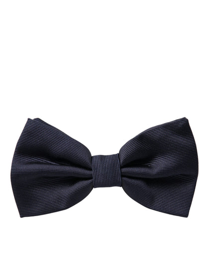 Black Silk Adjustable Neck Men Bow Tie