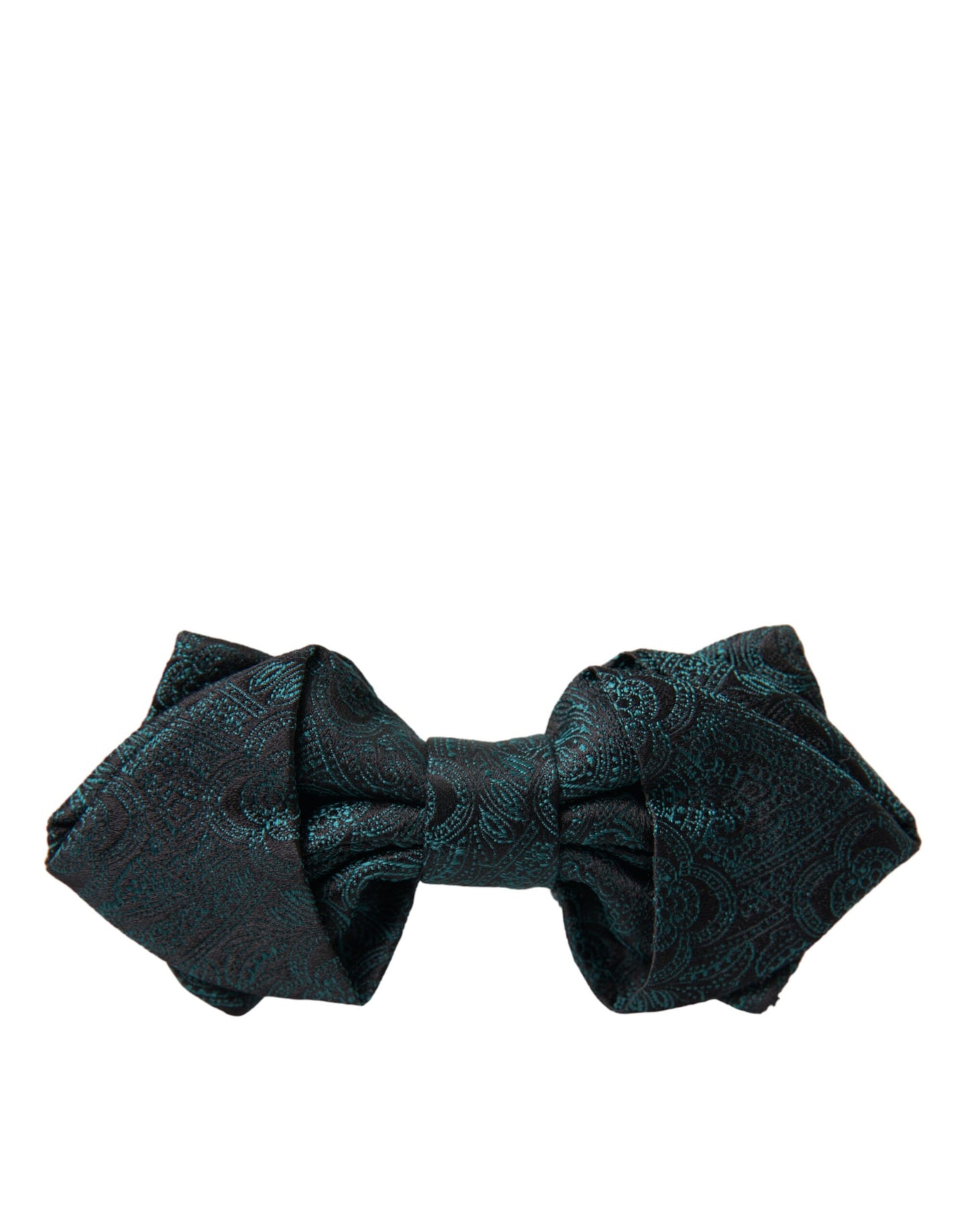 Green Bandana Silk Adjustable Neck Bow Tie