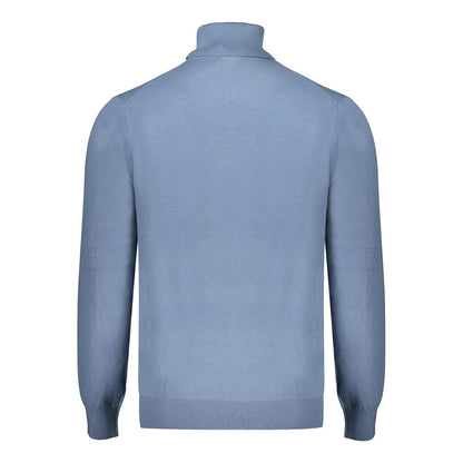 Light Blue Polyester Sweater