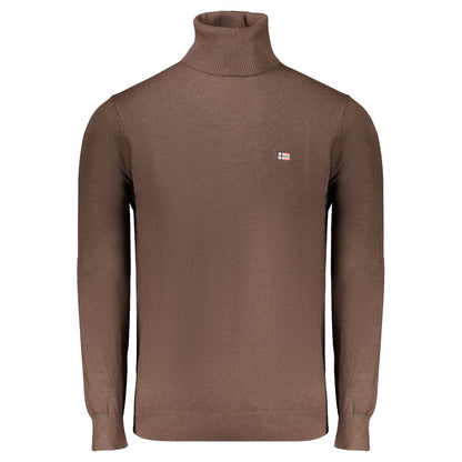 Brown Polyester Sweater