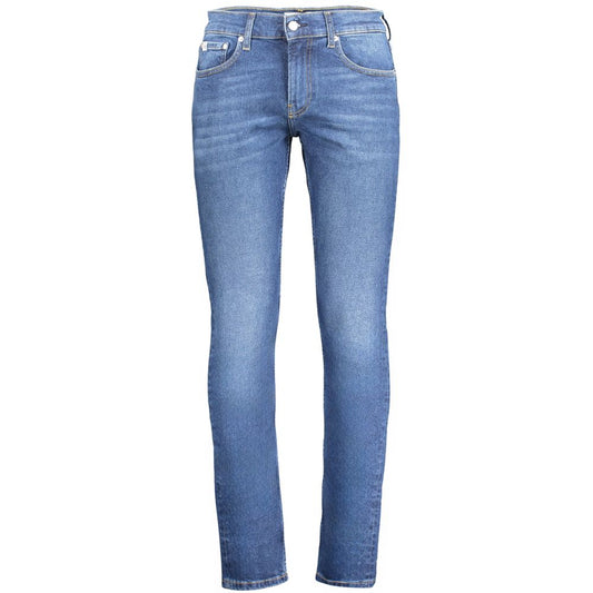 Blue Cotton Jeans & Pant