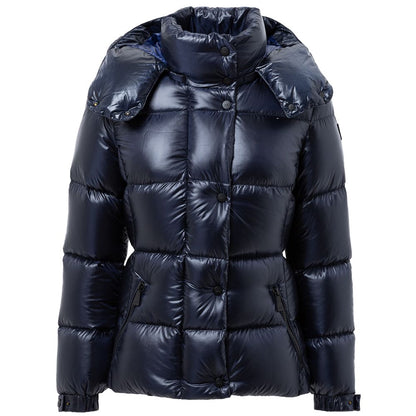 Blue Polyamide Jackets & Coat