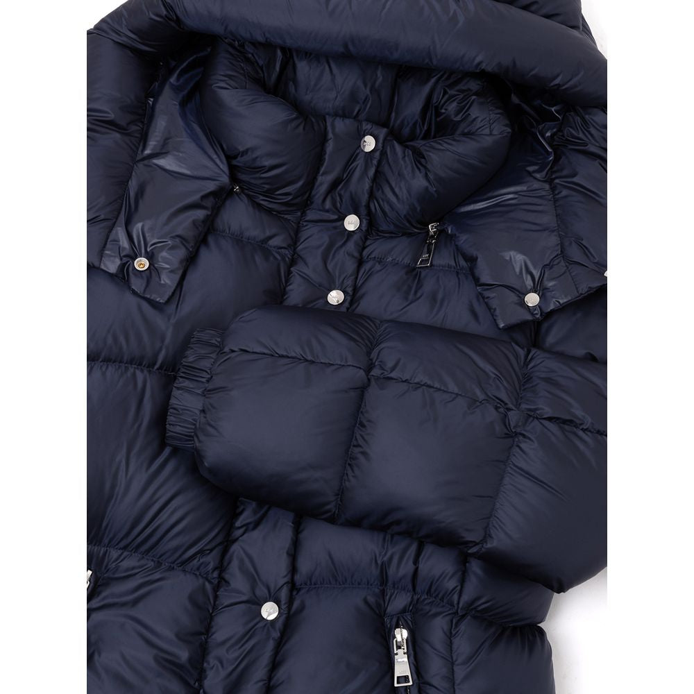 Blue Polyamide Jackets & Coat