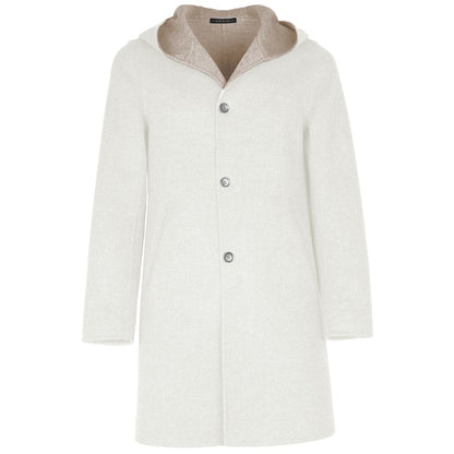 White Wool Vergine Jacket