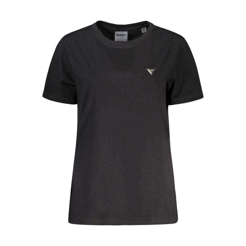 Black Cotton Tops & T-Shirt