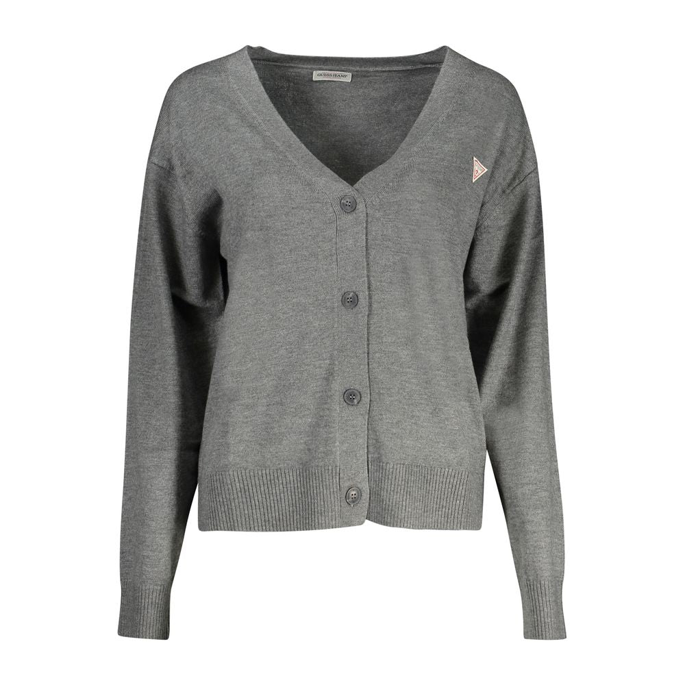 Gray Polyester Sweater