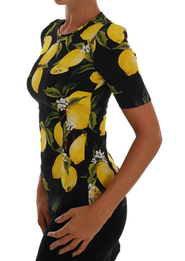 Blusa de seda con estampado de limones sicilianos