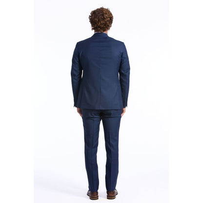 Blue Wool Suit