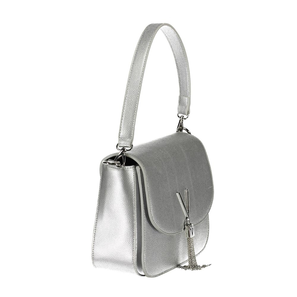 Silver Polyethylene Handbag