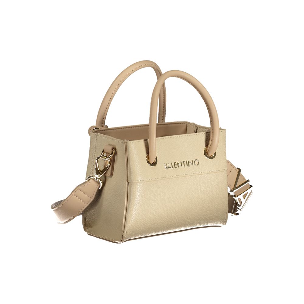 Beige Polyethylene Handbag