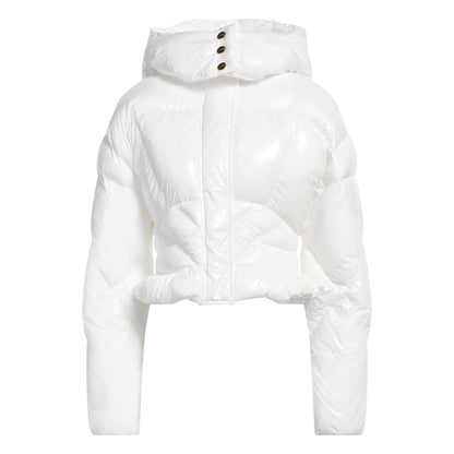 White Polyester Jackets & Coat