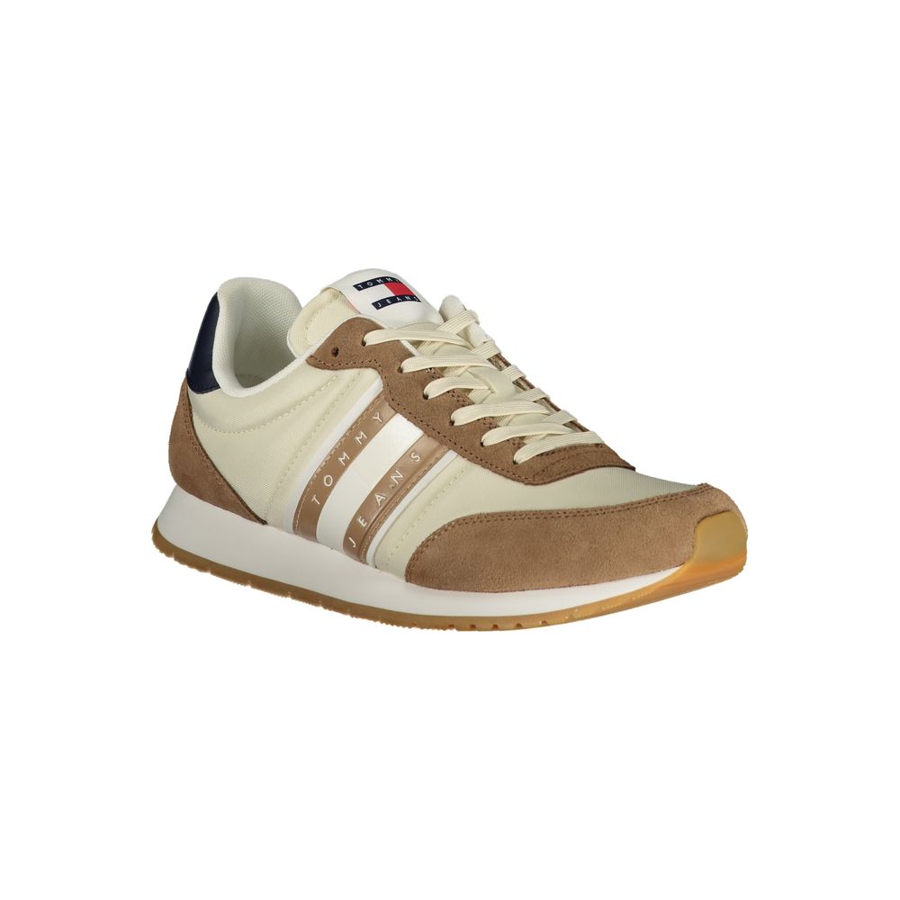 Beige Polyester Sneaker