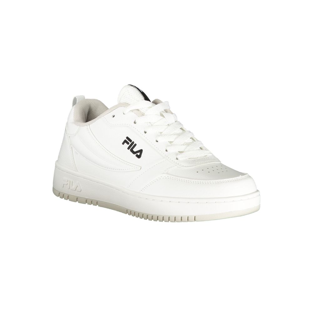 White Polyester Sneaker