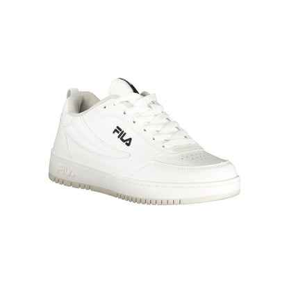 White Polyester Sneaker