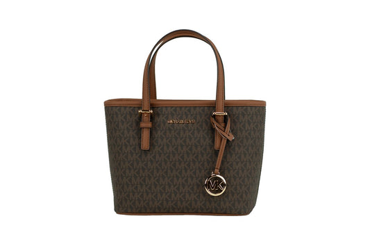 Jet Set Brown Signature XS Carryall Bag Purse